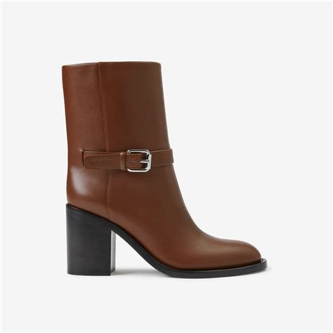 burberry leather ankle boots